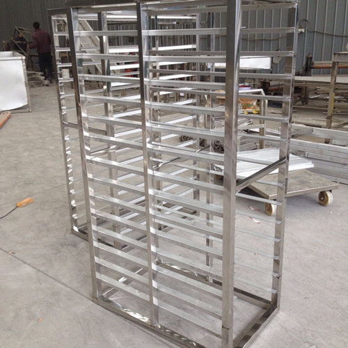 食品行業高效物流伙伴 煙臺鵬翔不銹鋼廠家直銷架子車